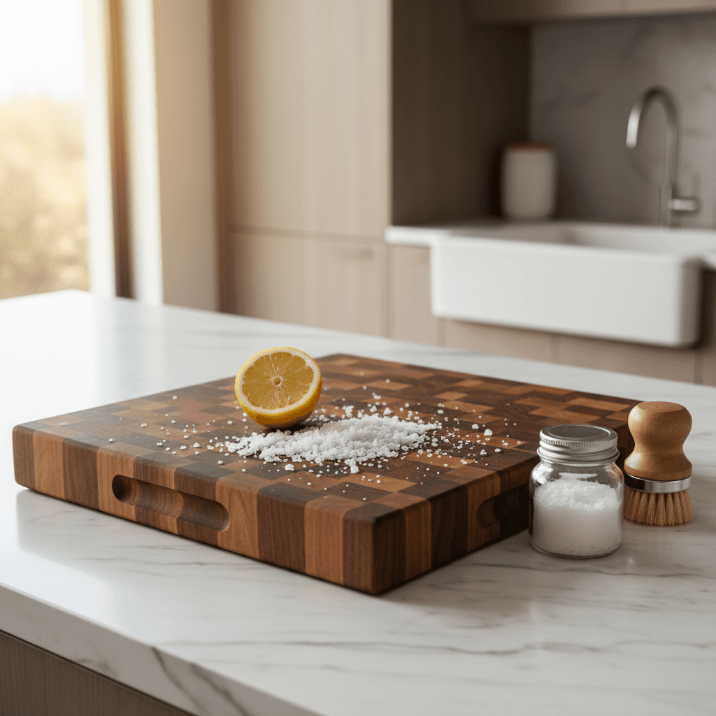 How to Clean a Wooden Cutting Board