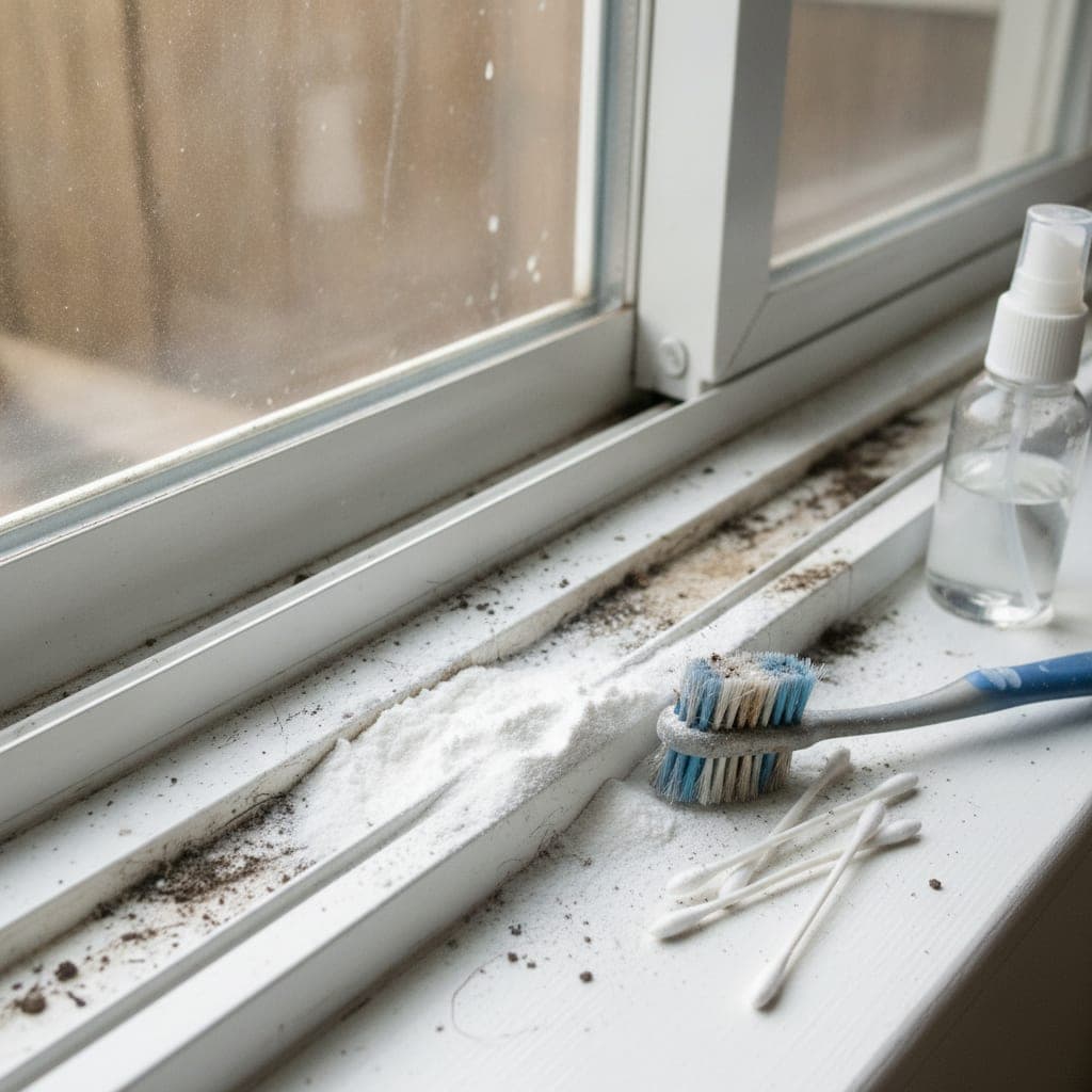 How to Clean Window and Sliding Door Tracks Until They Look New